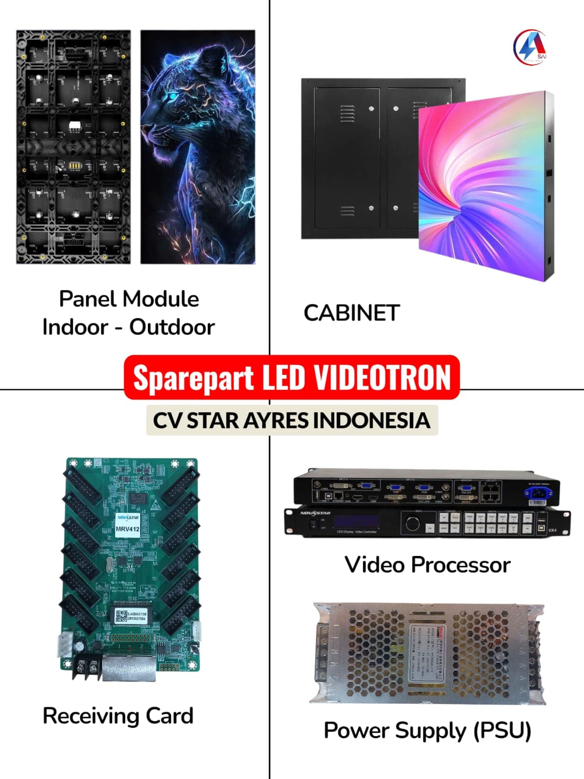Sparepart LED Videotron